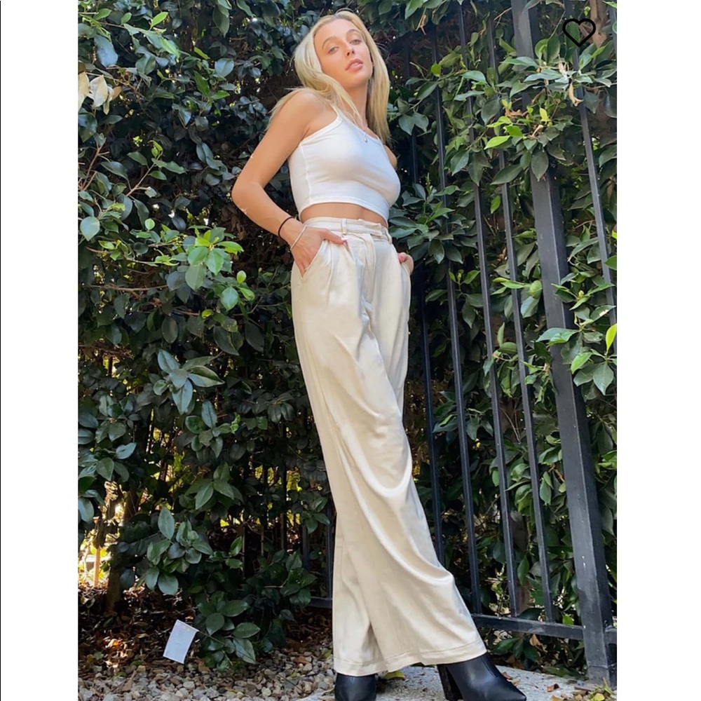 Princess Polly Amalia Pants in Beige